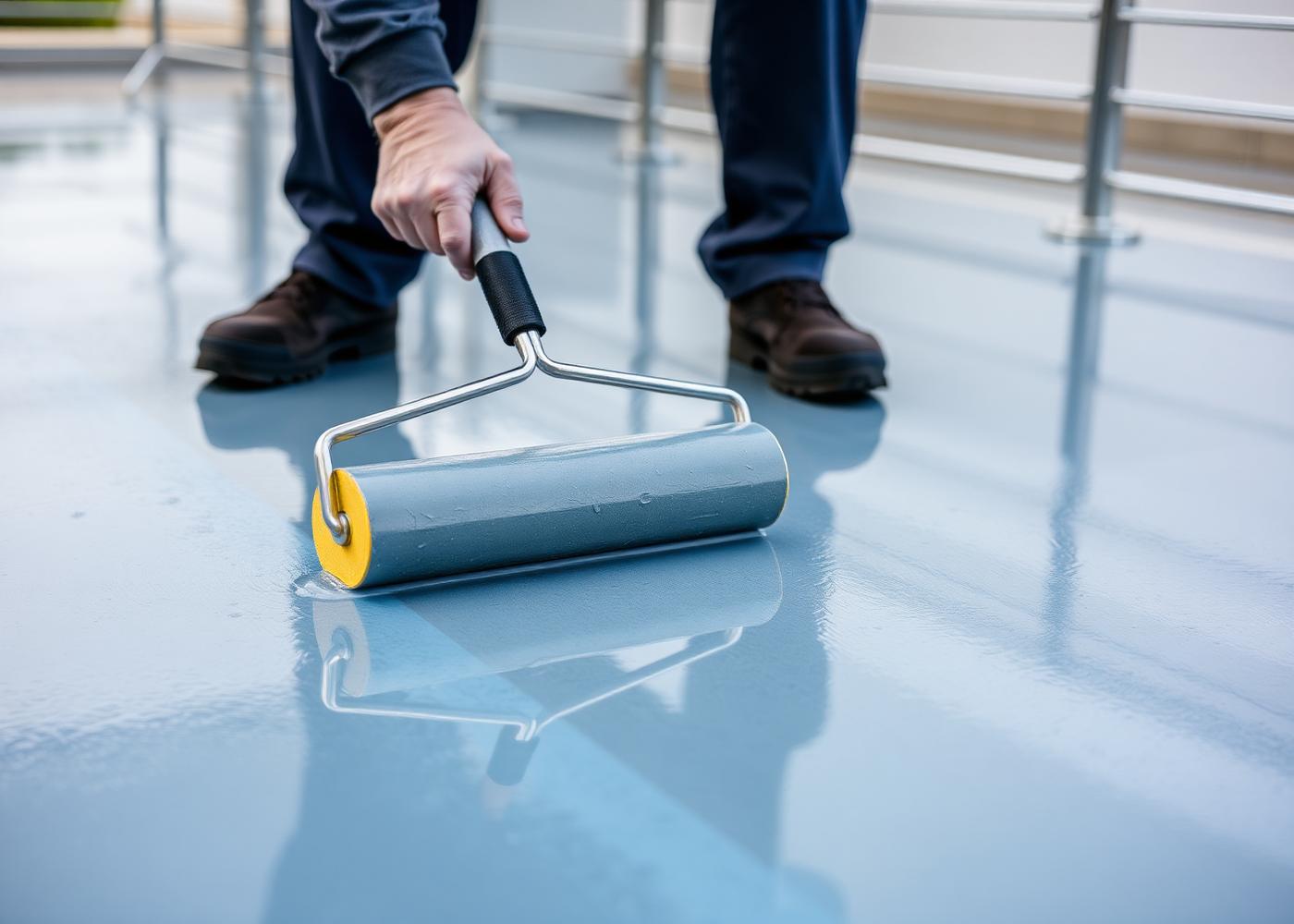 Prime Waterproofing team applying waterproof coating
